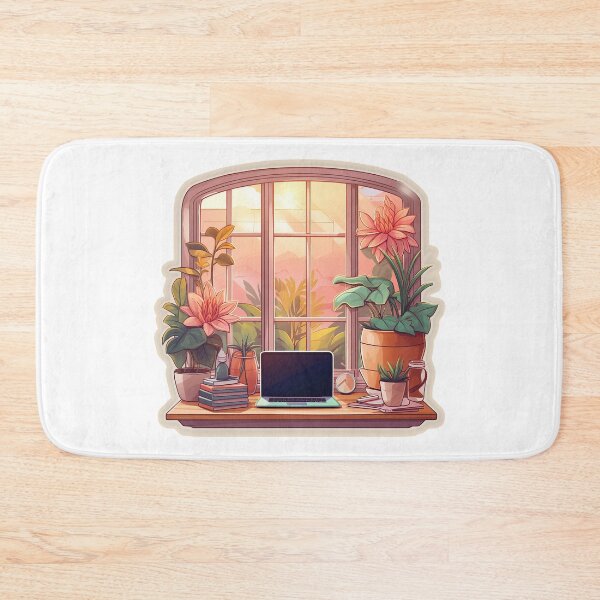 Item preview, Minimalistic Cozy Work From Home Sticker designed and sold by SamcroMike.