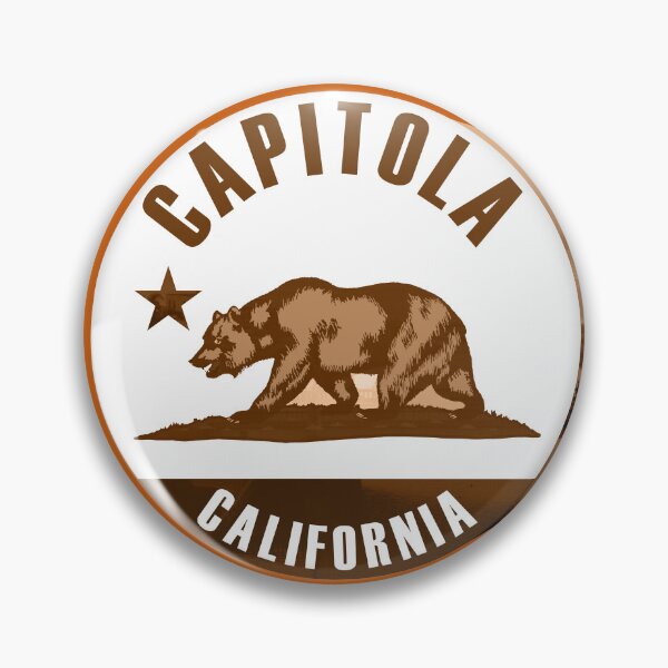 Item preview, Capitola Beach Californian Flag: Santa Cruz Coastal Living! designed and sold by EclecticCharm.