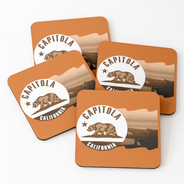 Item preview, Capitola Beach Californian Flag: Santa Cruz Coastal Living! designed and sold by EclecticCharm.