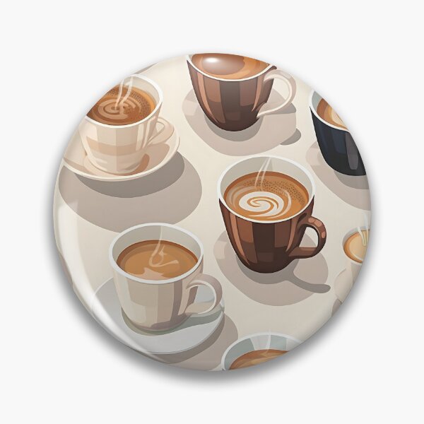 Item preview, Cafe Delight with Coffee Cups designed and sold by imaginariumlab.
