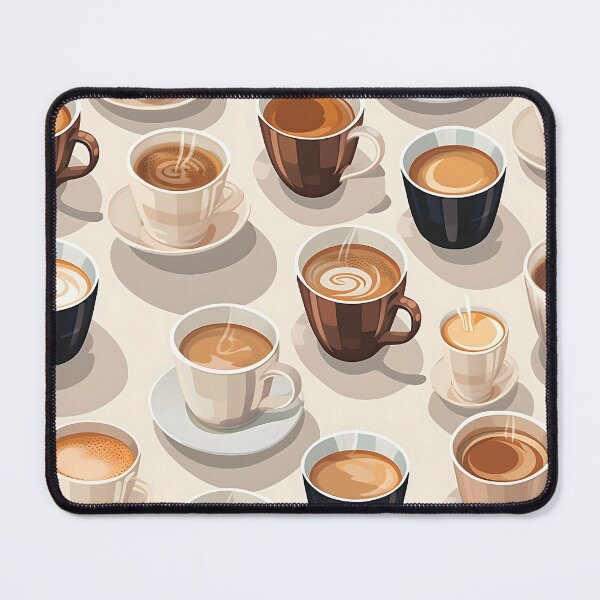 Item preview, Cafe Delight with Coffee Cups designed and sold by imaginariumlab.