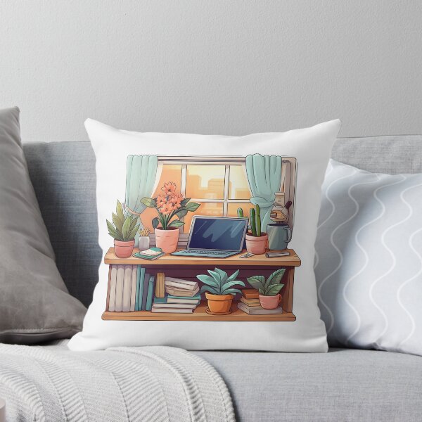 Item preview, Minimalistic Cozy Work From Home Sticker designed and sold by SamcroMike.