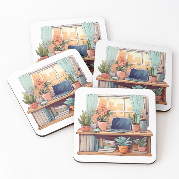 Item preview, Minimalistic Cozy Work From Home Sticker designed and sold by SamcroMike.