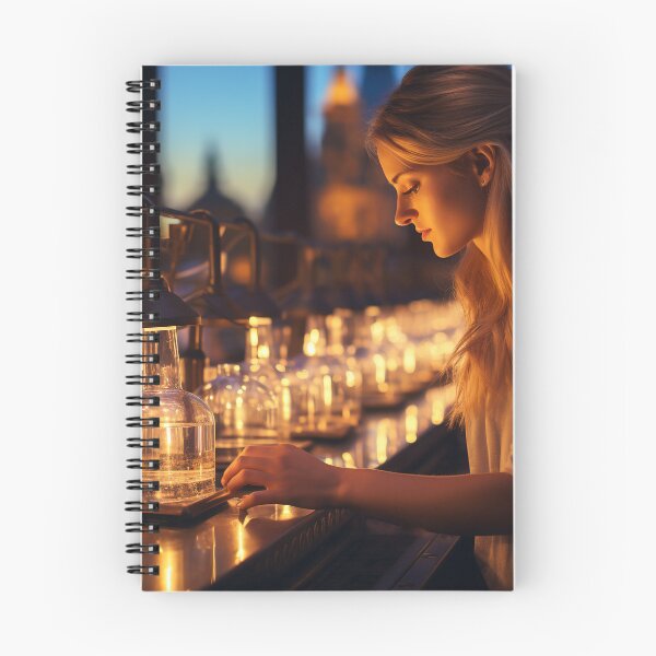 Item preview, Female Bioinformatics Scientist Analyzing Genetic Data designed and sold by TheBrainArt.