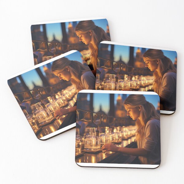 Item preview, Female Bioinformatics Scientist Analyzing Genetic Data designed and sold by TheBrainArt.