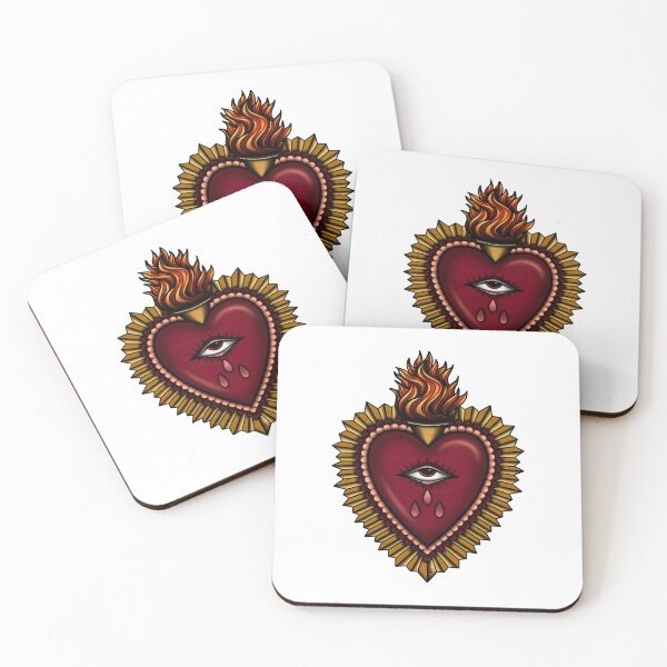 Item preview, Old school sacred heart tattoo designed and sold by prscllart.