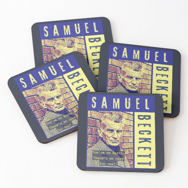 Item preview, Samuel Beckett portrait and quote: You're on Earth. There's no cure for that. designed and sold by artbleed.