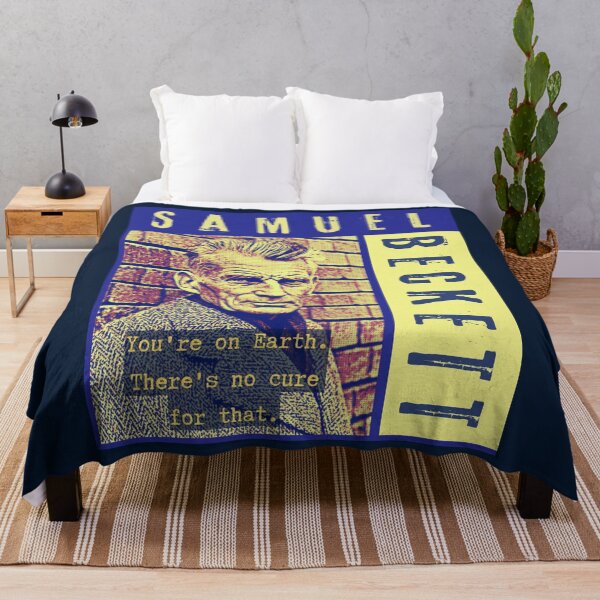 Item preview, Samuel Beckett portrait and quote: You're on Earth. There's no cure for that. designed and sold by artbleed.