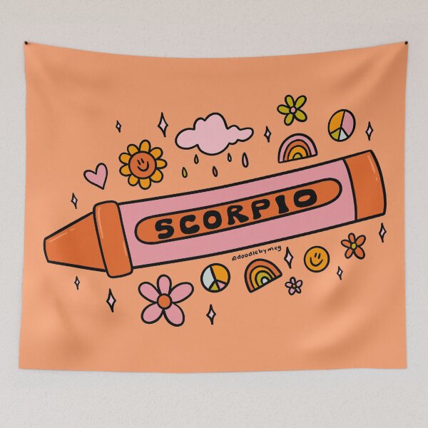 Item preview, Scorpio Crayon designed and sold by doodlebymeg.
