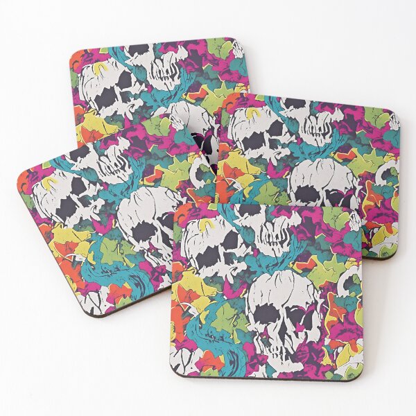 Item preview, Trippy Hippy Skulls designed and sold by MiyamotoMarket.
