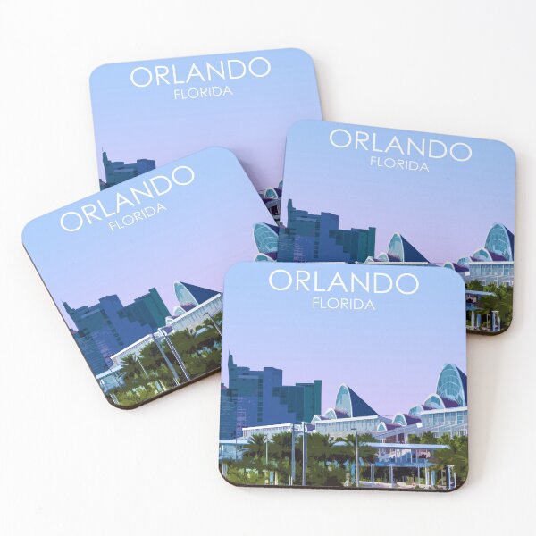 Item preview, Orlando, Florida, USA, Print designed and sold by summattodraw.