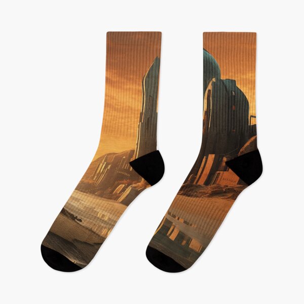 Item preview, Temple type of city at sunset designed and sold by schamsyy.