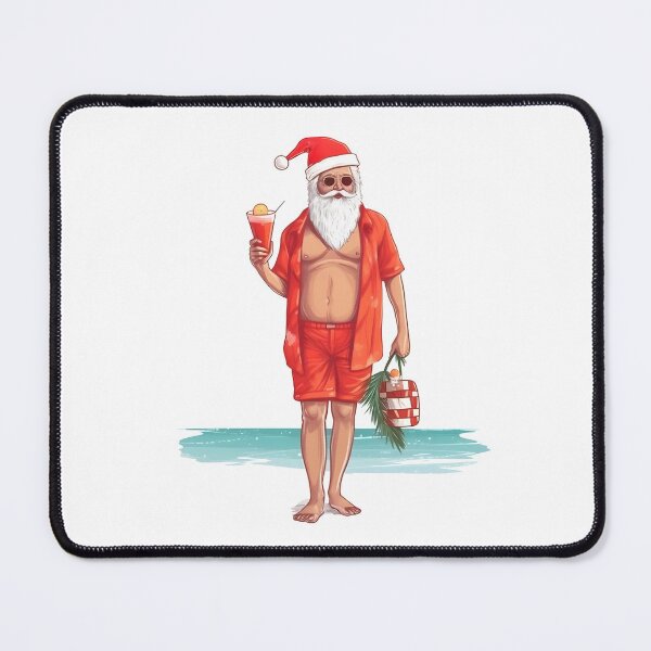Item preview, Christmas summer santa with a cocktail Gay LGBT designed and sold by proudlyparent.