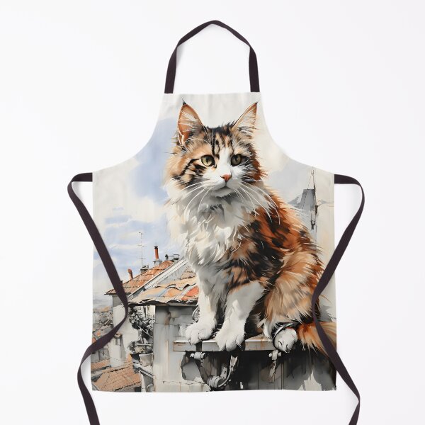Item preview, A Cat Sitting On Istanbul Roofs designed and sold by alacaz.