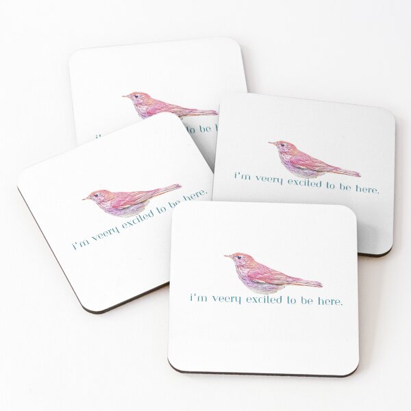 Item preview, I'm veery excited to be here designed and sold by Lexibird25.