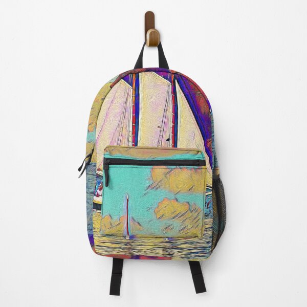 Item preview, SAILBOAT BY GOLDEN GATE BRIDGE designed and sold by ArtbyRolleen.