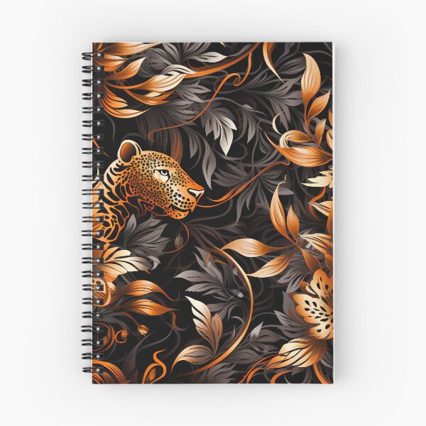 Item preview, A geopard in black and gold designed and sold by TogetherDshop.