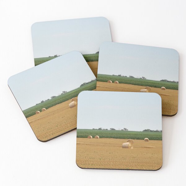 Item preview, Field and hay bales designed and sold by micah kaplan.