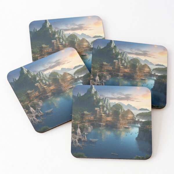 Item preview, Temple city in the cove designed and sold by schamsyy.