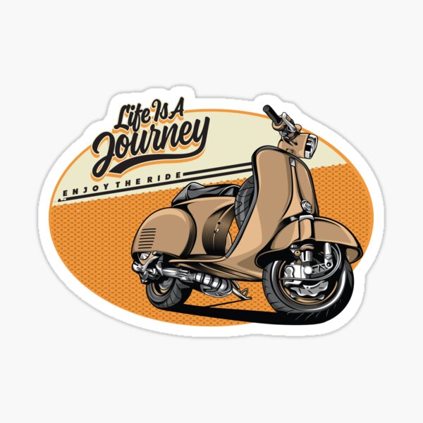 Italian Scooter Stickers for Sale
