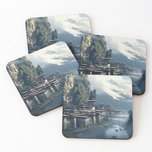 Item preview, Templeside river valley designed and sold by schamsyy.