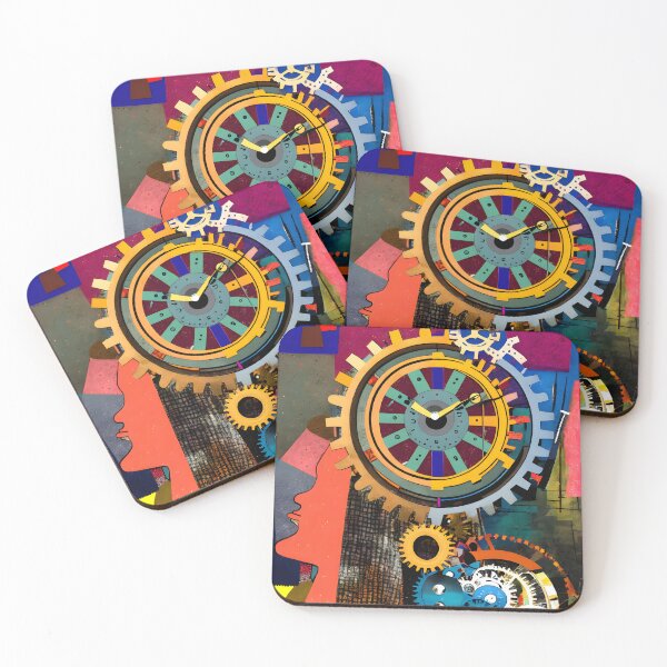 Item preview, Complex Clockwork Multi-coloured Abstract Vol 4 designed and sold by Artekinium.