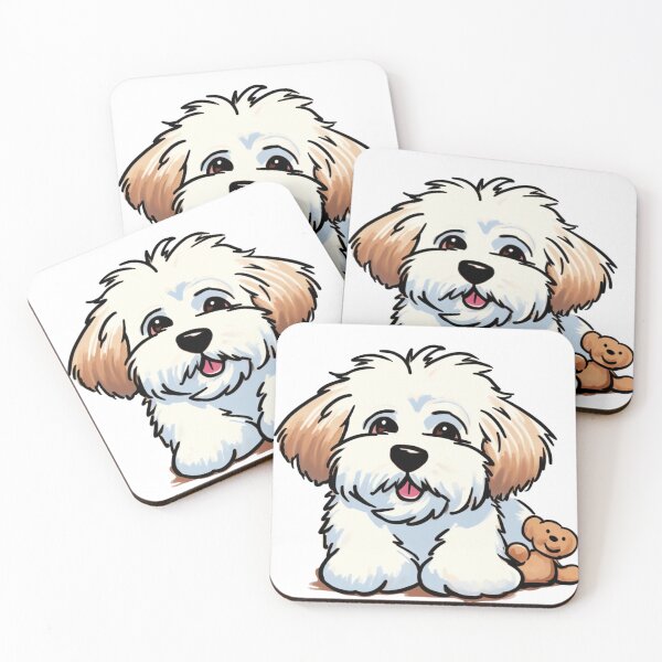 Item preview, Coton Teddy Bear - Cute Dog Art designed and sold by geodedebit.