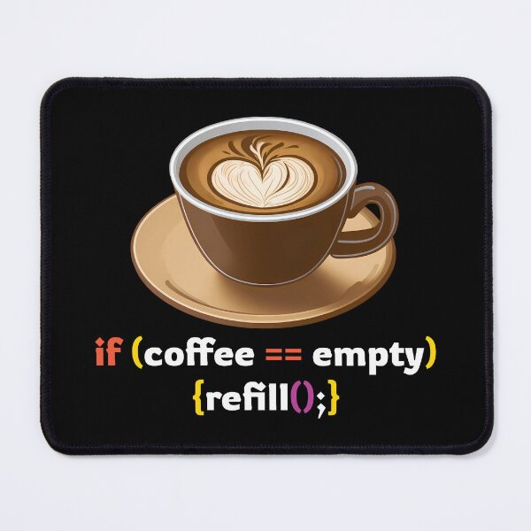 Item preview, Coffee Refill Programming | funny coding joke designed and sold by twisted-dot.