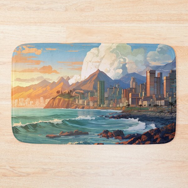 Item preview, Oceanside cityscape with a view designed and sold by schamsyy.