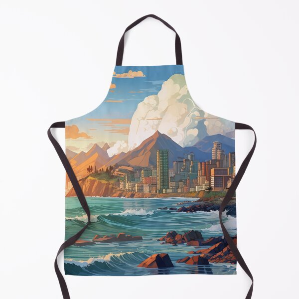 Item preview, Oceanside cityscape with a view designed and sold by schamsyy.