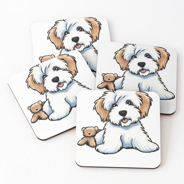 Item preview, Coton Teddy Bear - Cute Dog Art designed and sold by geodedebit.