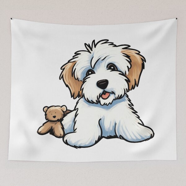 Item preview, Coton Teddy Bear - Cute Dog Art designed and sold by geodedebit.