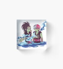 Todomomo & Koi Acrylic Block