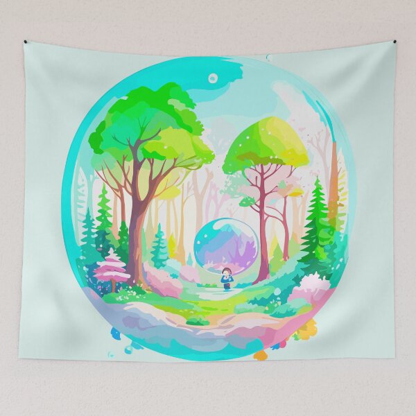 Item preview, Bubbled forest designed and sold by elearah1.