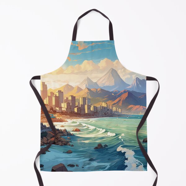 Item preview, Oceanside city with a view and mountains designed and sold by schamsyy.