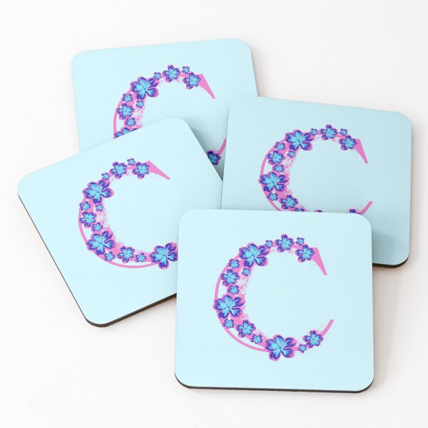 Item preview, Letter C floral monogram designed and sold by Fransyn.