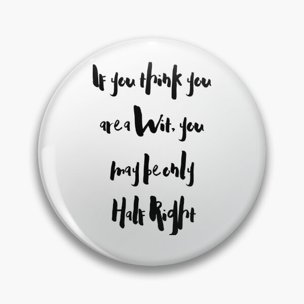 Item preview, Wit or Half-Wit? - Funny T-Shirts designed and sold by SavvySeller.