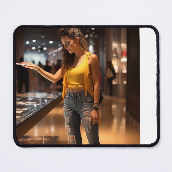 Item preview, Female Augmented Reality (AR) Designer Enhancing Reality designed and sold by TheBrainArt.