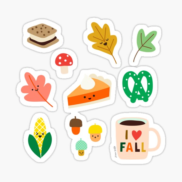Fall Happy Stickers Sticker