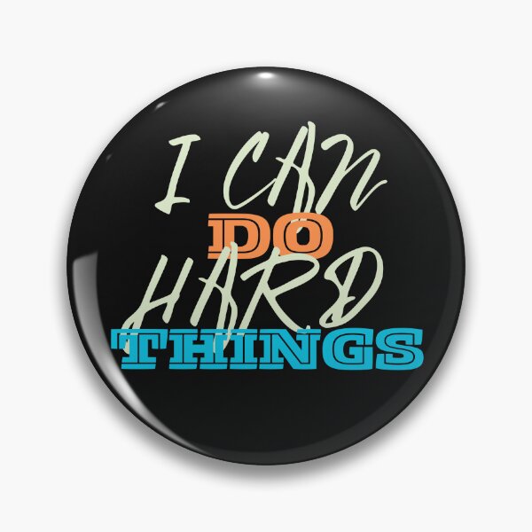 Item preview, I Can Do Hard Things: Triumphing Against All Odds designed and sold by ValleyDream.