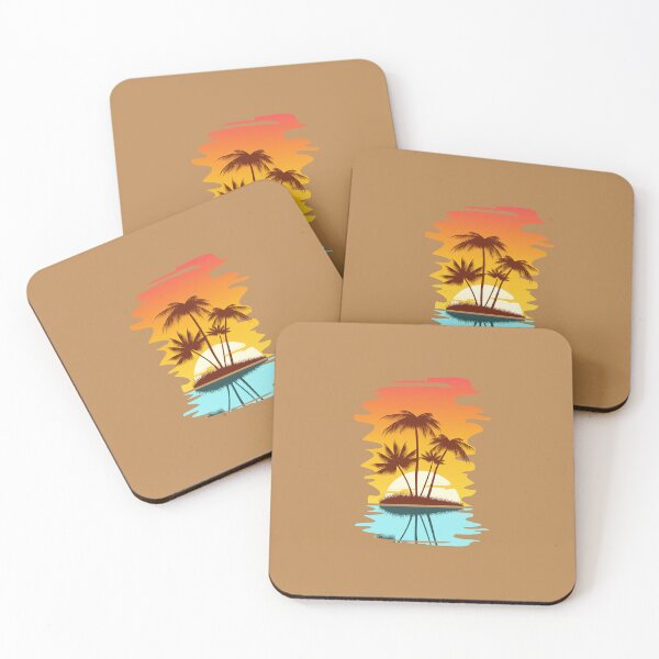 Item preview, Tropical Retro Aesthetic Summer Sunset  designed and sold by CapturedByeJ.