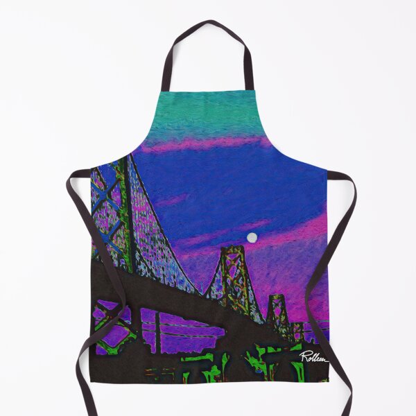Item preview, SF BAY BRIDGE AT NIGHT designed and sold by ArtbyRolleen.