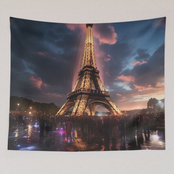 Aperçu de l'œuvre Peinture à l'huile Tour Eiffel créée et vendue par ecervantez.