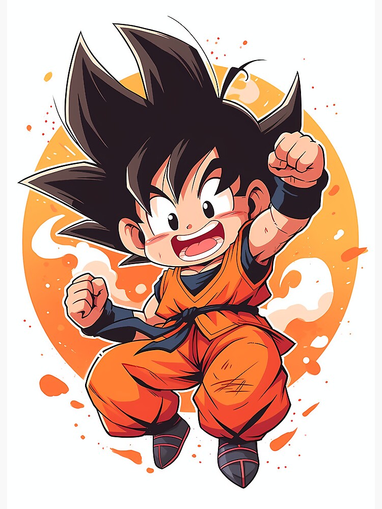 Dragon Ball Son Goku Art Board Print by NameYourWorld