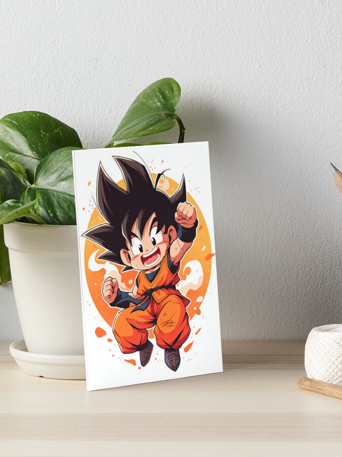 Dragon Ball Son Goku Art Board Print by NameYourWorld