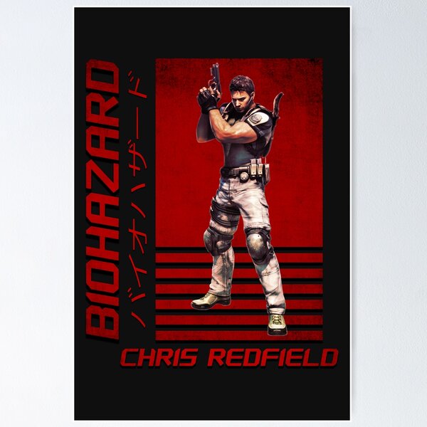 Artikel-Vorschau von Chris Redfield - Resident Evil Red - Retro-Musik, designt und verkauft von Cvera7.