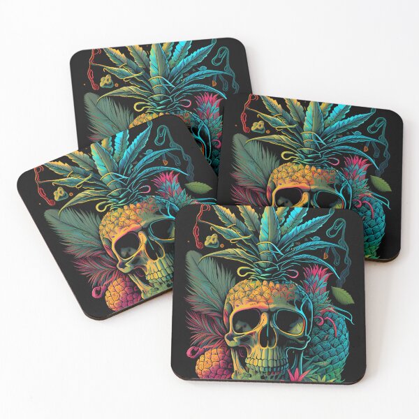 Item preview, Trippy Pineapple Skull designed and sold by MindWave THC.
