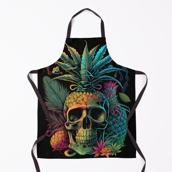 Item preview, Trippy Pineapple Skull designed and sold by MindWave THC.