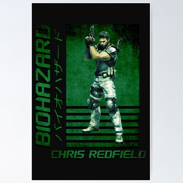 Artikel-Vorschau von Retro Chris Redfield – Resident Evil Green, designt und verkauft von Cvera7.