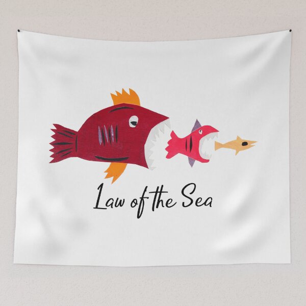 Item preview, The Law of the Sea designed and sold by blue-planet-art.
